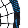 Nestschommel - ovaal - PP - zwart/blauw