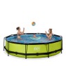 EXIT Lime zwembad ø300x76cm met filterpomp - groen